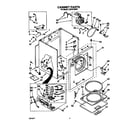 Whirlpool LG5761XSW1 cabinet diagram