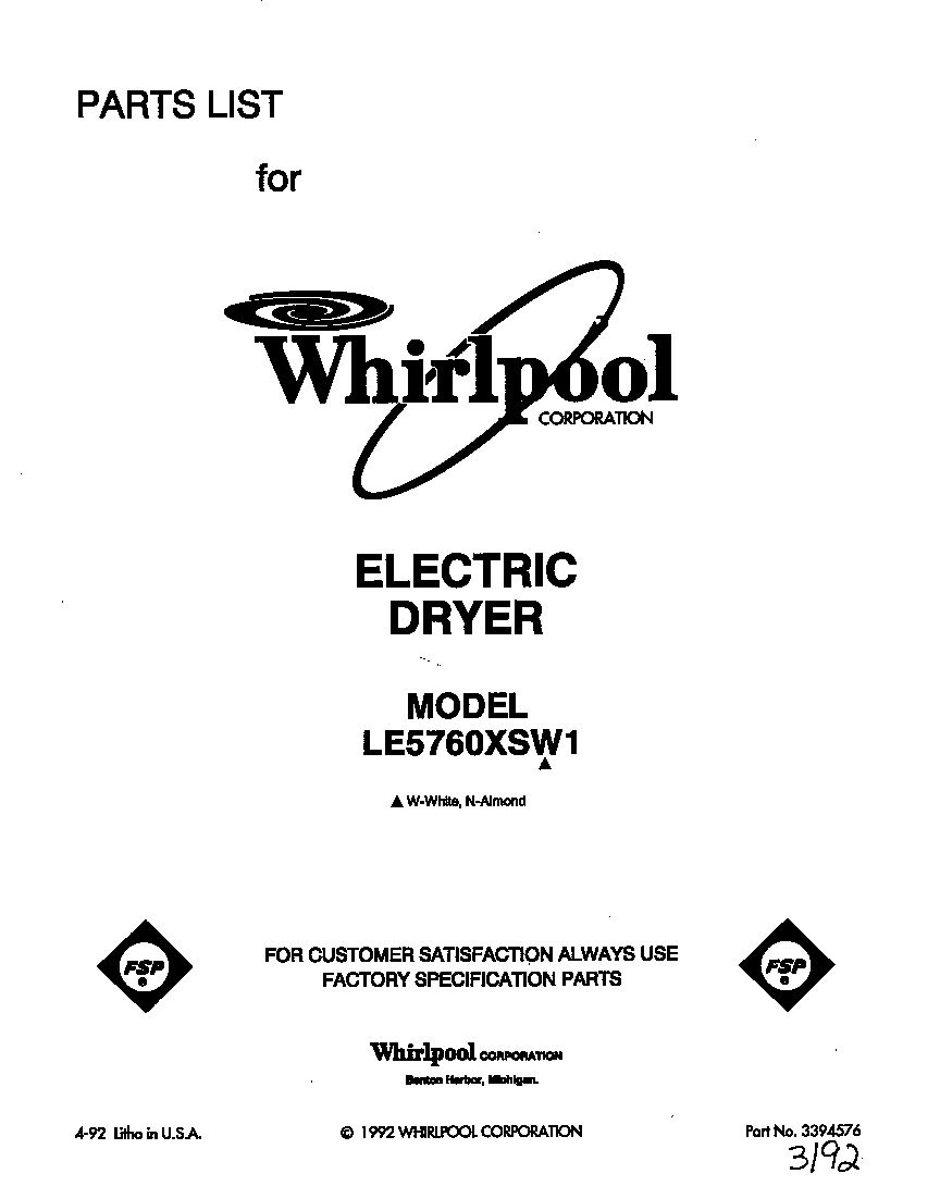 Parts diagram