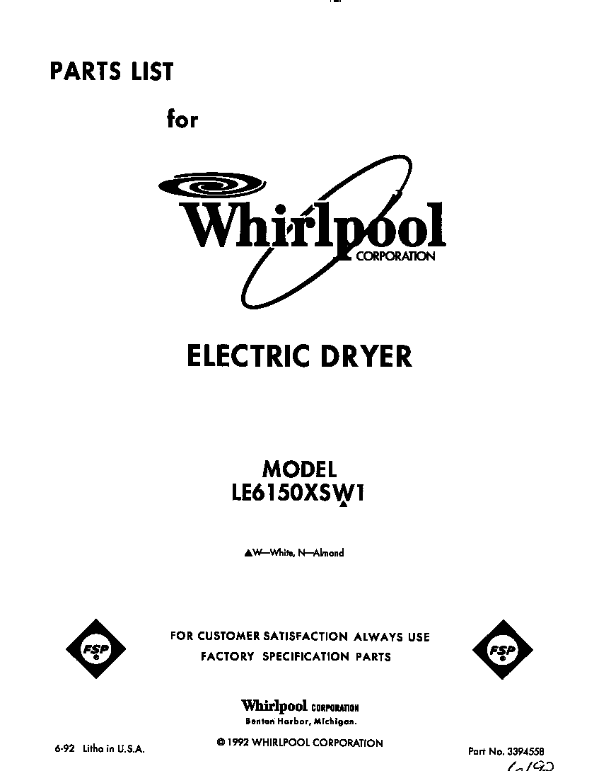 Parts diagram