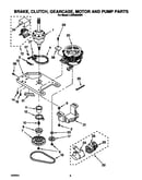 Brake, clutch, gearcase, motor and pump