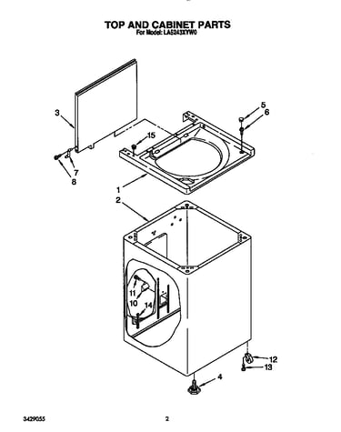 Top and cabinet