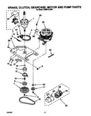 Brake, clutch, gearcase, motor and pump