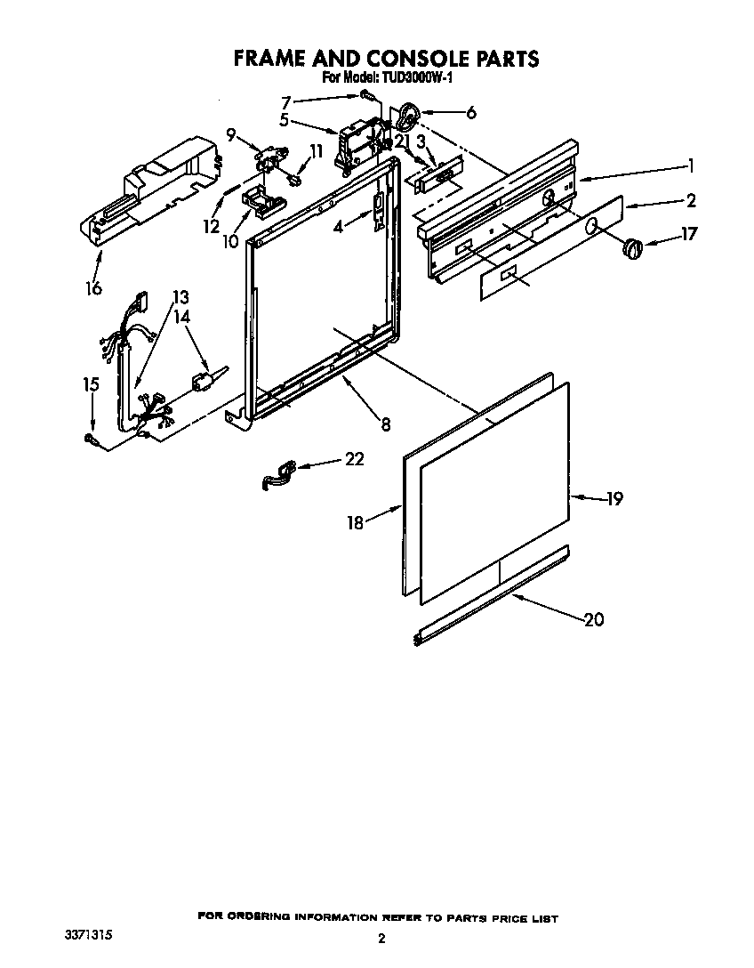 FRAME AND CONSOLE