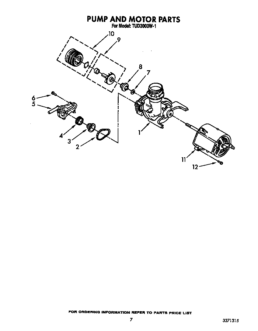 Pump and motor