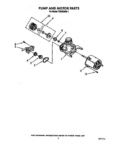 Pump and motor