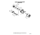 Roper WU1000X0 pump and motor diagram