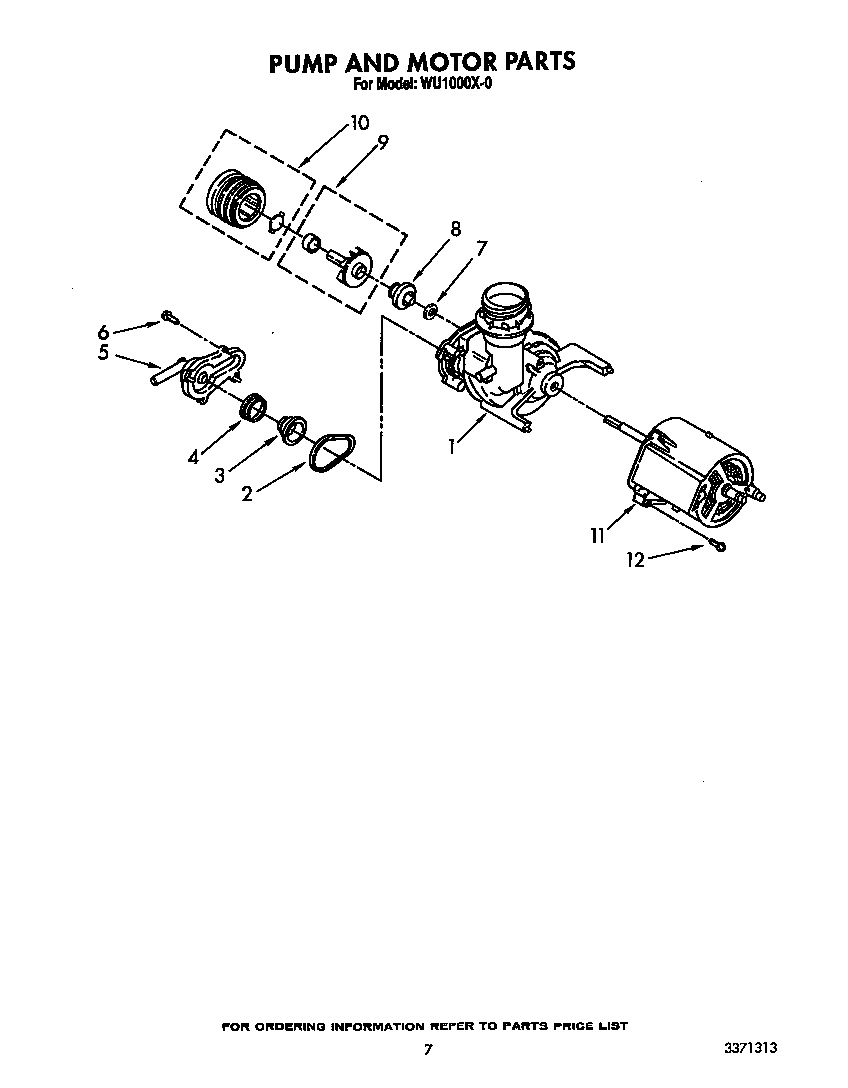 Pump and motor