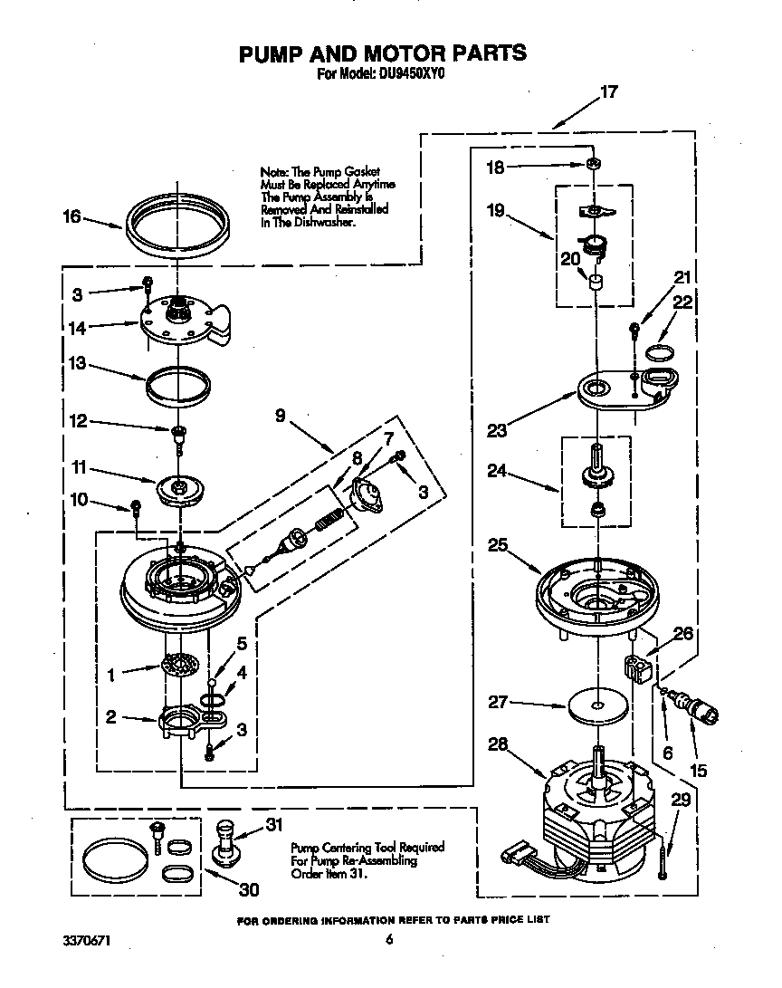 PUMP AND MOTOR