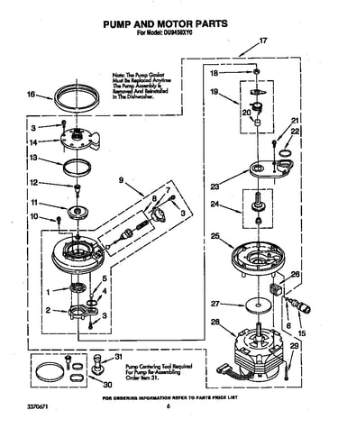 Pump and motor