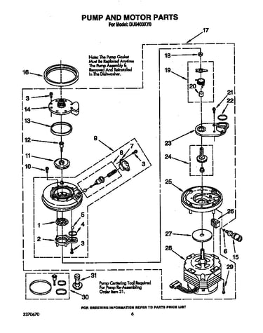 Pump and motor