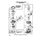 Whirlpool DP8700XYN0 pump and motor diagram