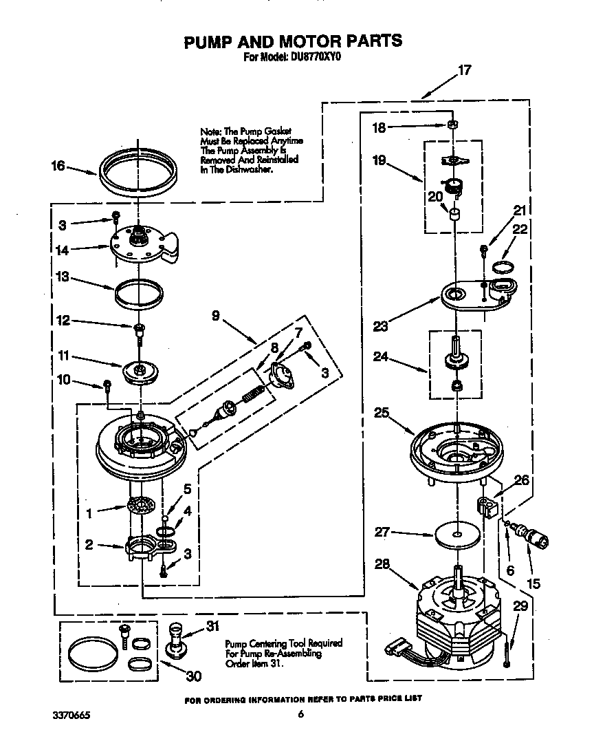 PUMP AND MOTOR