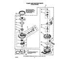 Whirlpool DU9720XX0 pump and motor diagram