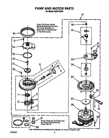 Pump and motor
