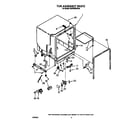 Whirlpool GDP8500XXN0 tub assembly diagram