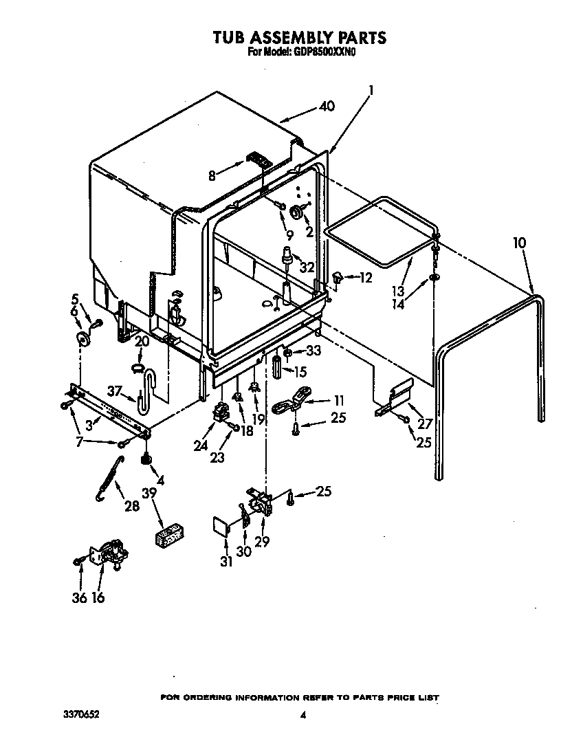 Tub assembly