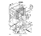 Whirlpool DU8500XT5 tub diagram