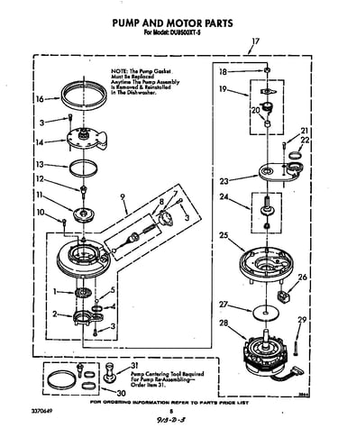 Pump and motor