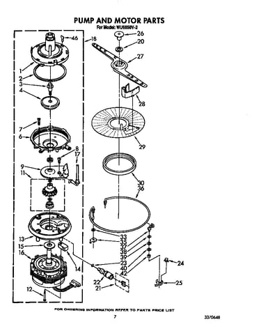 Pump and motor