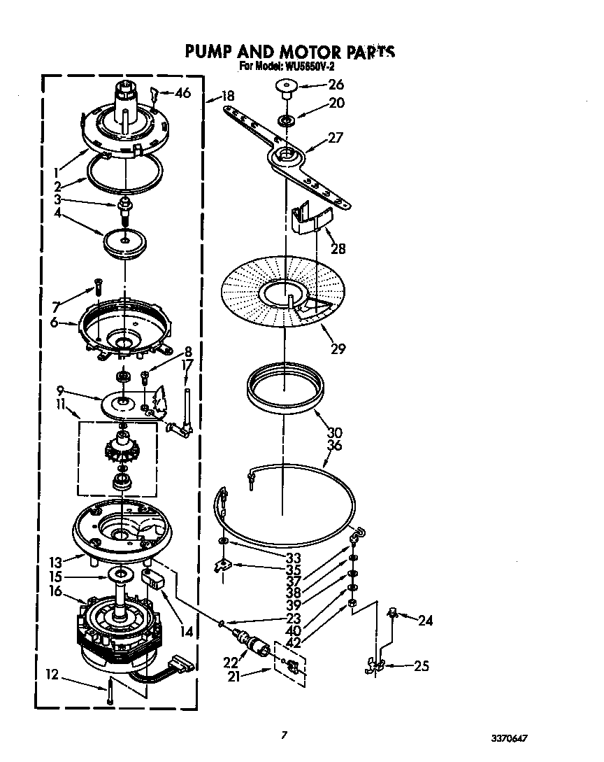 PUMP AND MOTOR