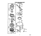 Roper WU5650V2 pump and motor diagram