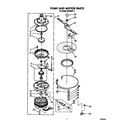 Roper WU4406V3 pump and motor diagram