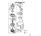 Roper WU4400V3 pump and motor diagram