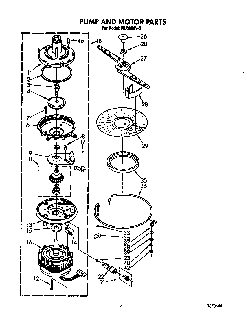 PUMP AND MOTOR