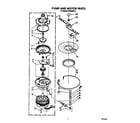 Roper WU3006V3 pump and motor diagram