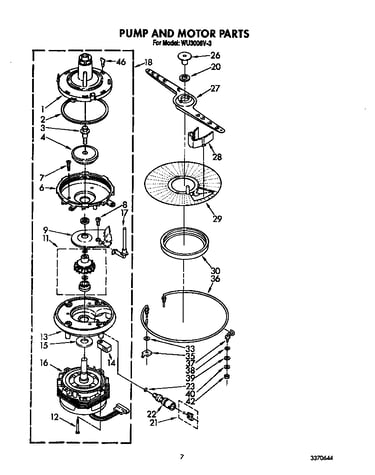 Pump and motor