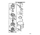 Roper WU3006V2 pump and motor diagram