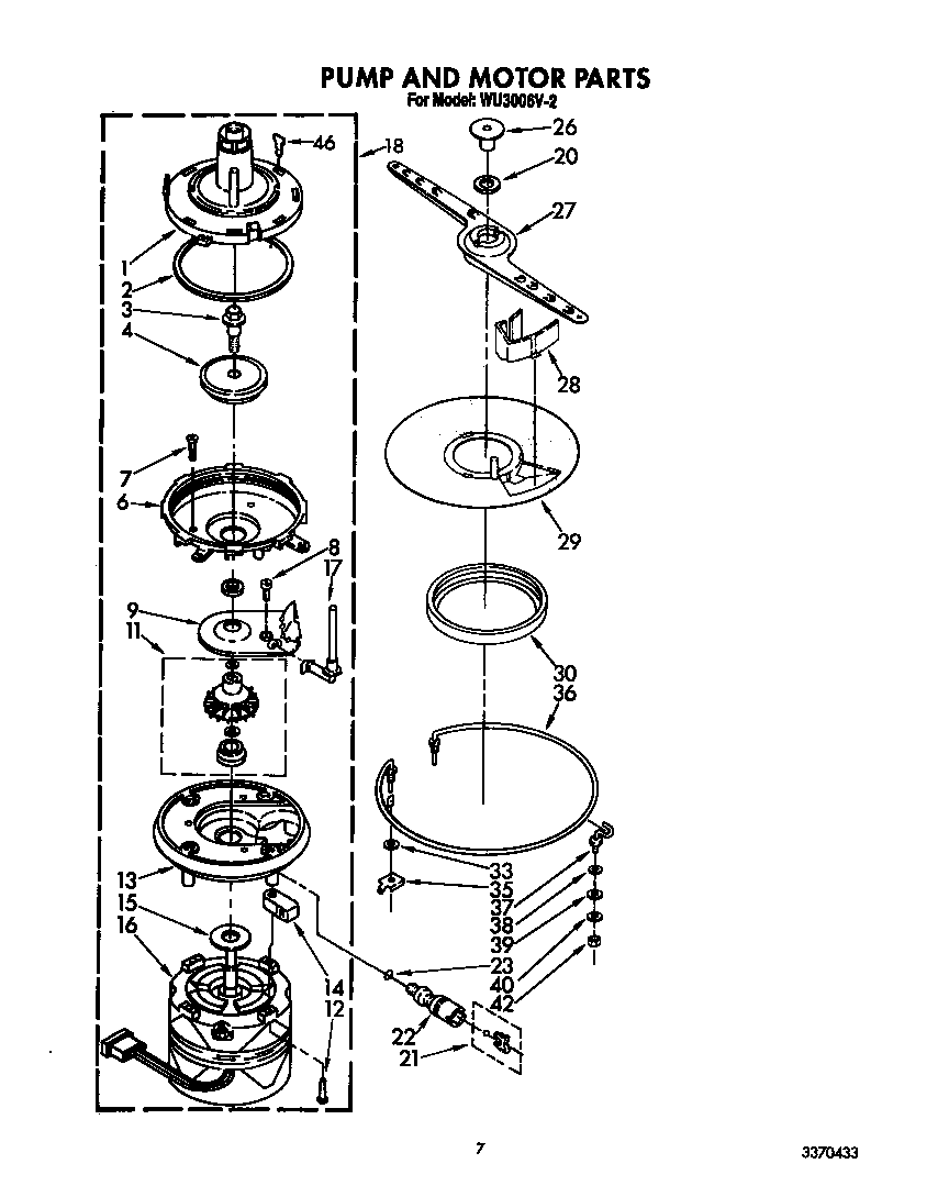Pump and motor