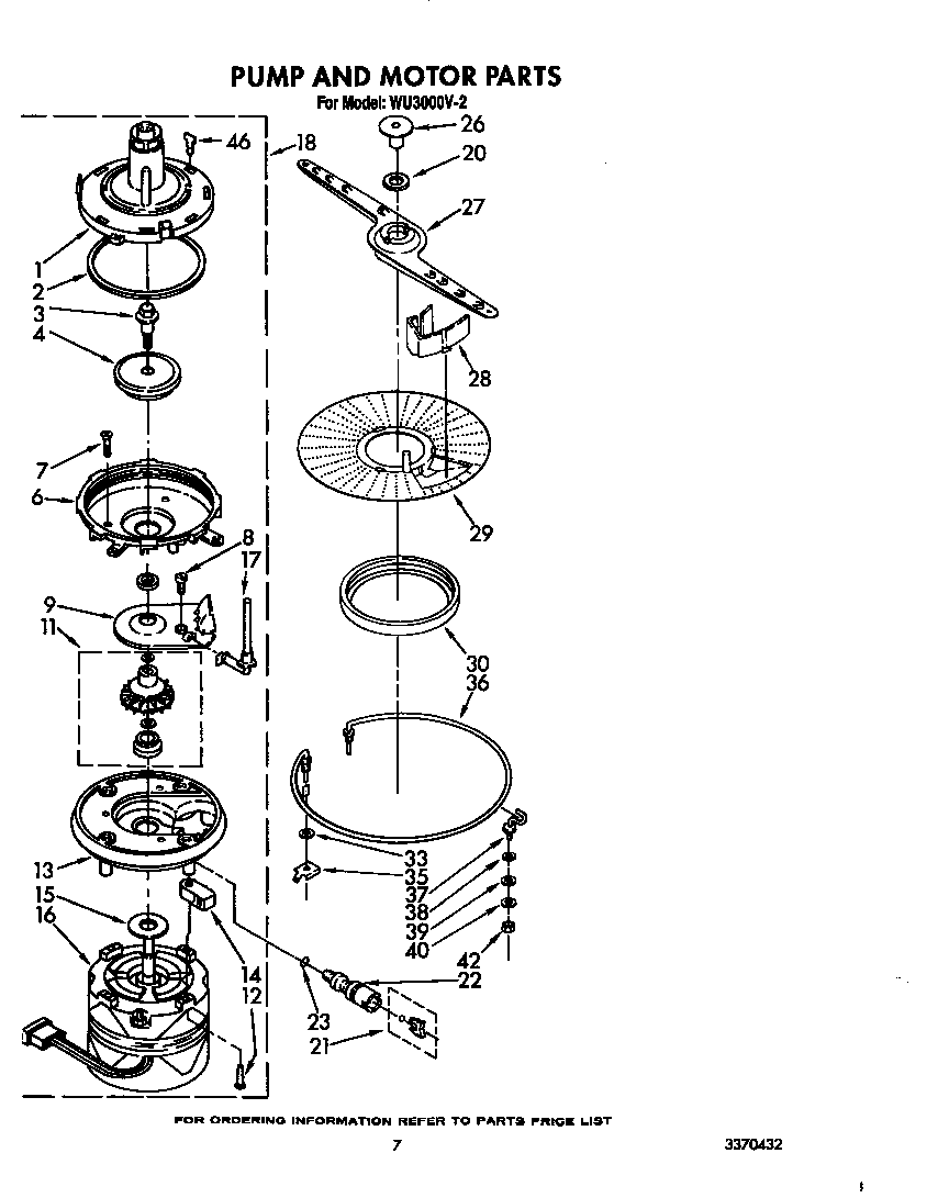 Pump and motor