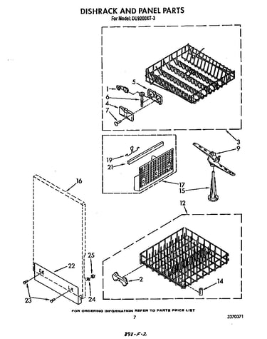 Dishrack and panel