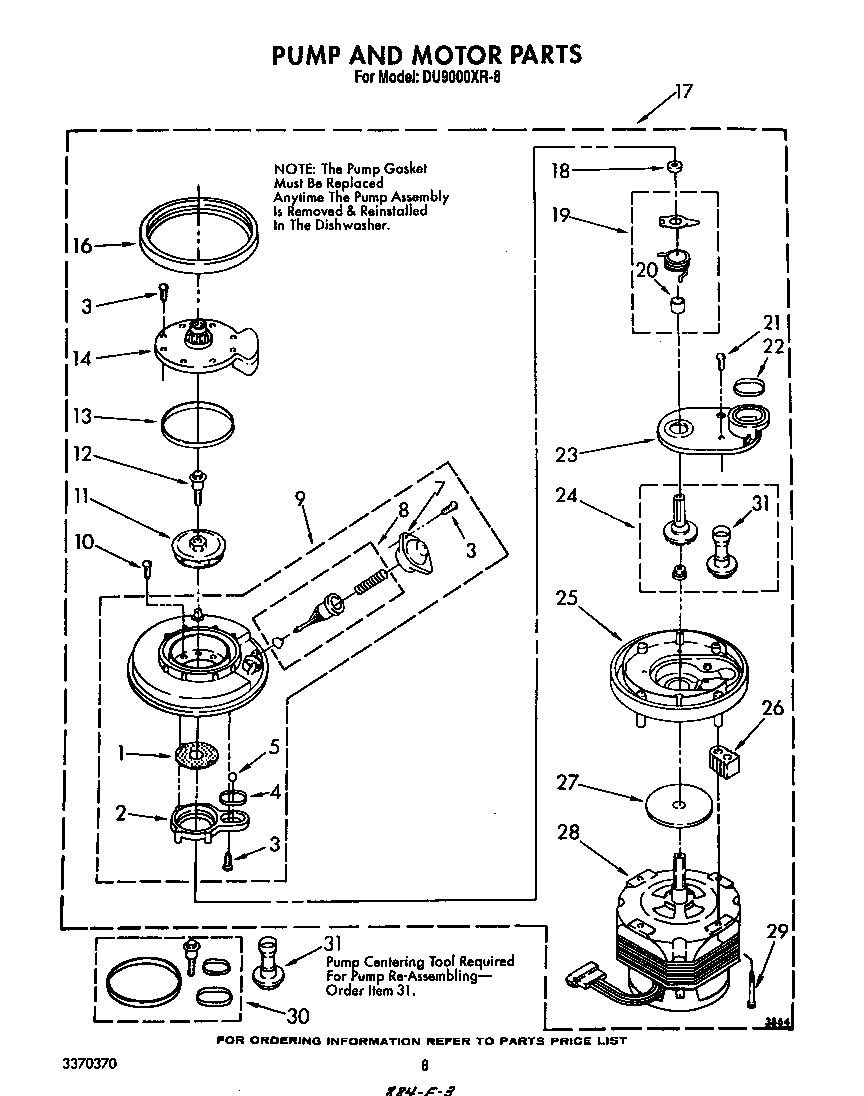 PUMP AND MOTOR