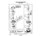 Whirlpool DU8950XT2 pump and motor diagram