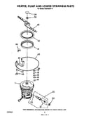 Heater, pump and lower sprayarm
