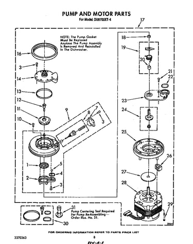 Pump and motor