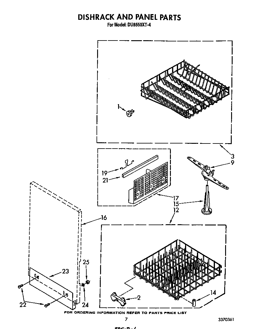 DISHRACK AND PANEL