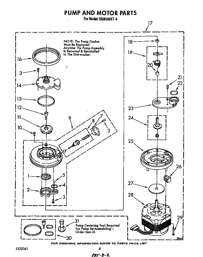 PUMP AND MOTOR