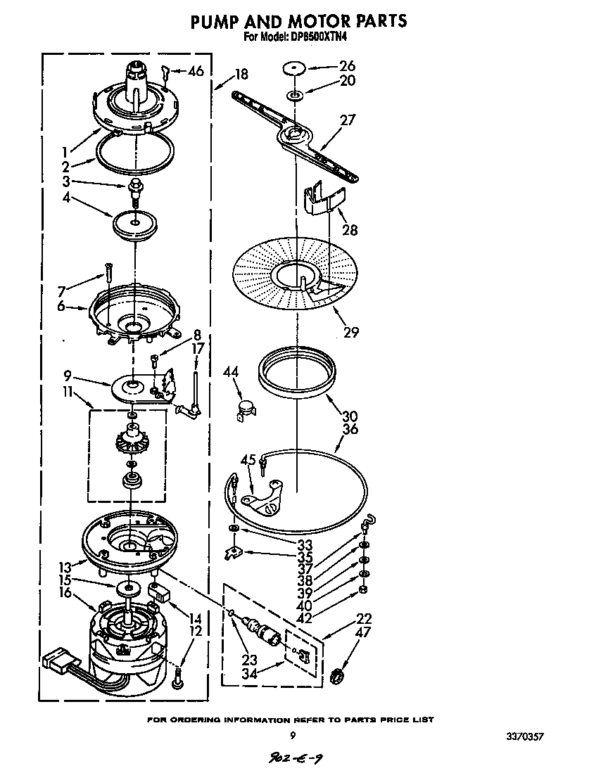 Pump and motor