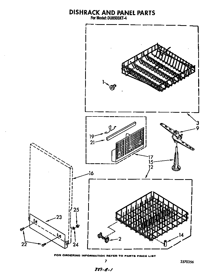 DISHRACK AND PANEL