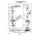 Whirlpool DU8500XT4 pump and motor diagram
