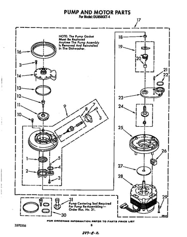 Pump and motor