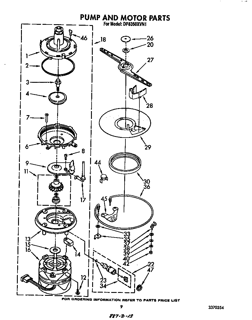 Pump and motor