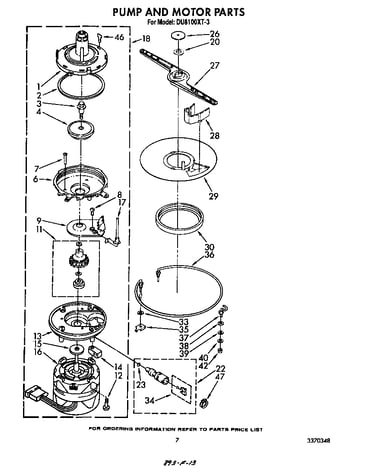 Pump and motor