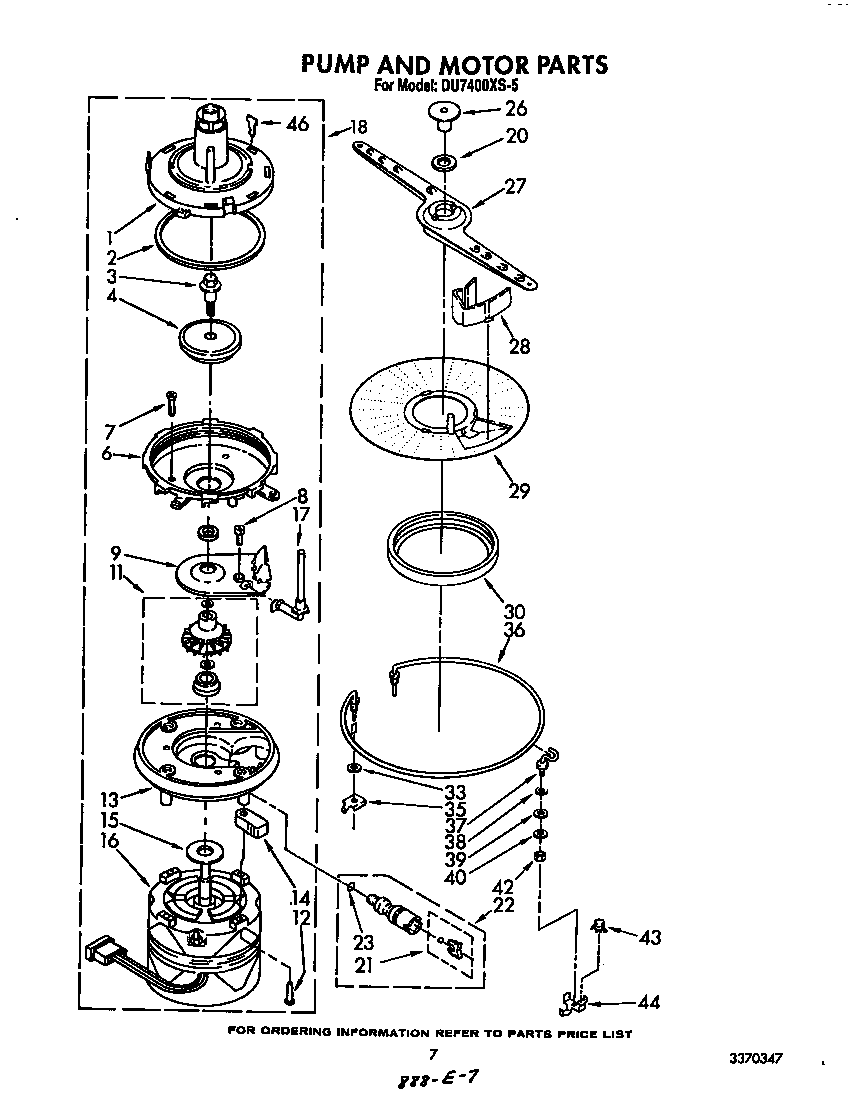 Pump and motor