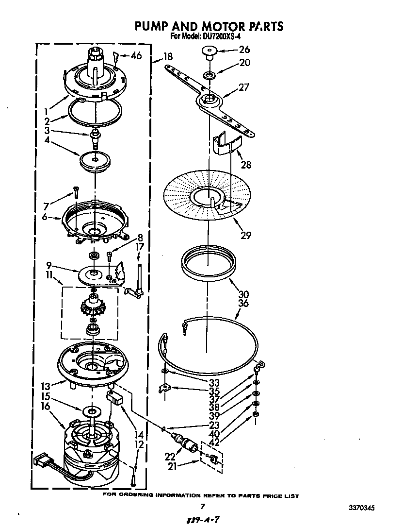 Pump and motor