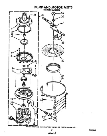Pump and motor