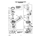 Whirlpool DU8530XX1 pump and motor diagram
